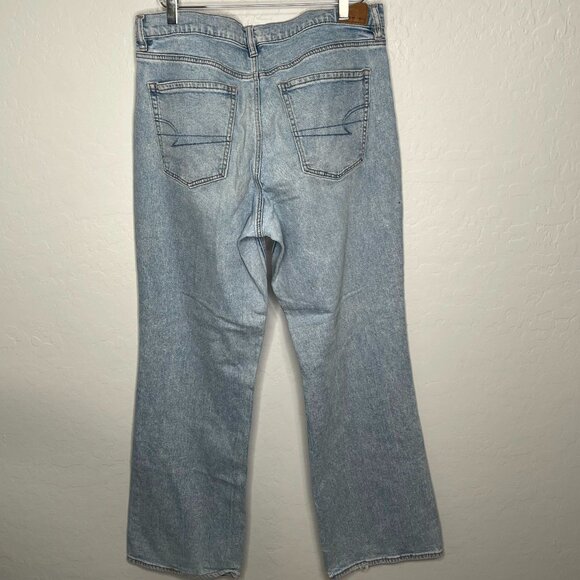 American Eagle Stretch 90's Light Bootcut Jeans Size 16 Long #74 - Picture 8 of 8